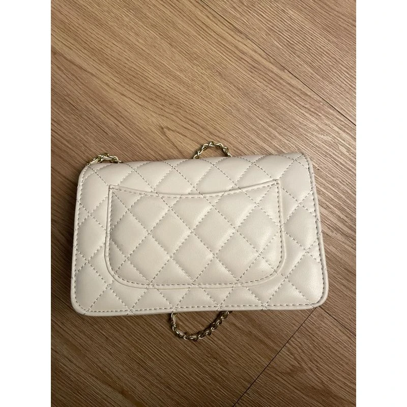 时尚新款真皮女包斜挎包小钱包 0315 白色