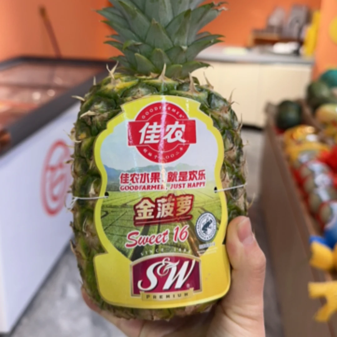 佳农sw凤梨一个1500g左右