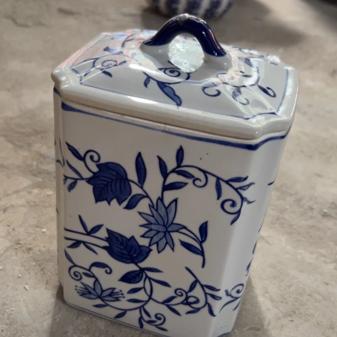没***能瓷片微瑕青花瓷器工艺难得
