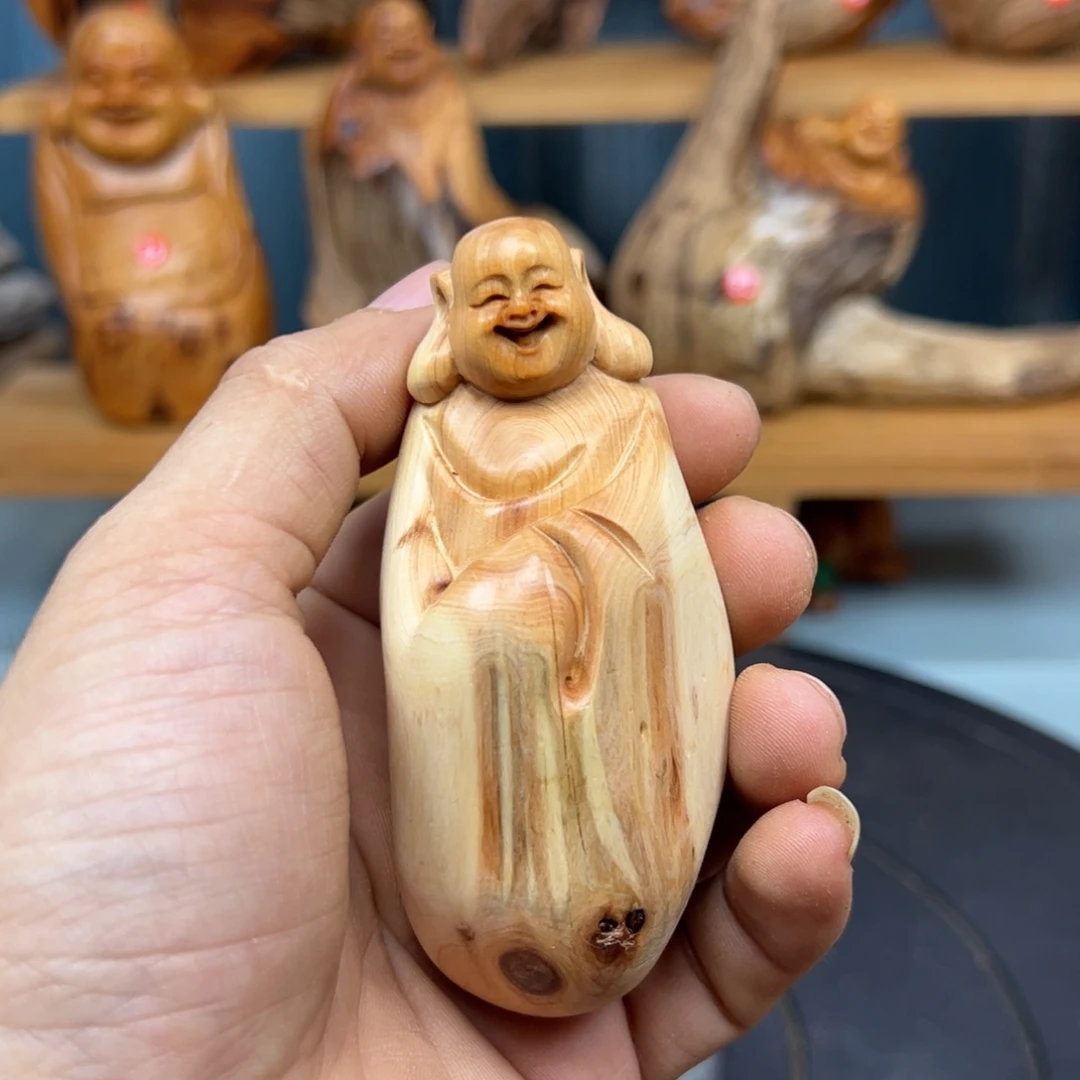 木洒*1崖柏木摆件手把件