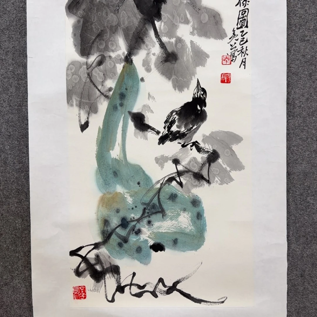 国画亮公老师手绘作品