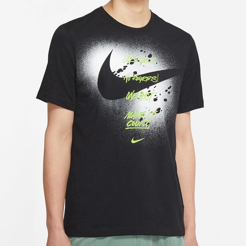 Nike/耐克正品喷墨印花男子圆领经典宽松休闲运动短袖DJ5218-010