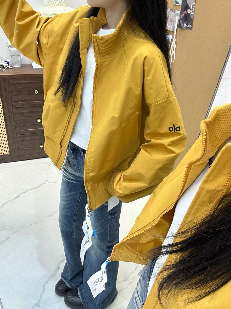 美式复古立领拉链长袖棒球服夹克外套秋季薄款透气百搭8802