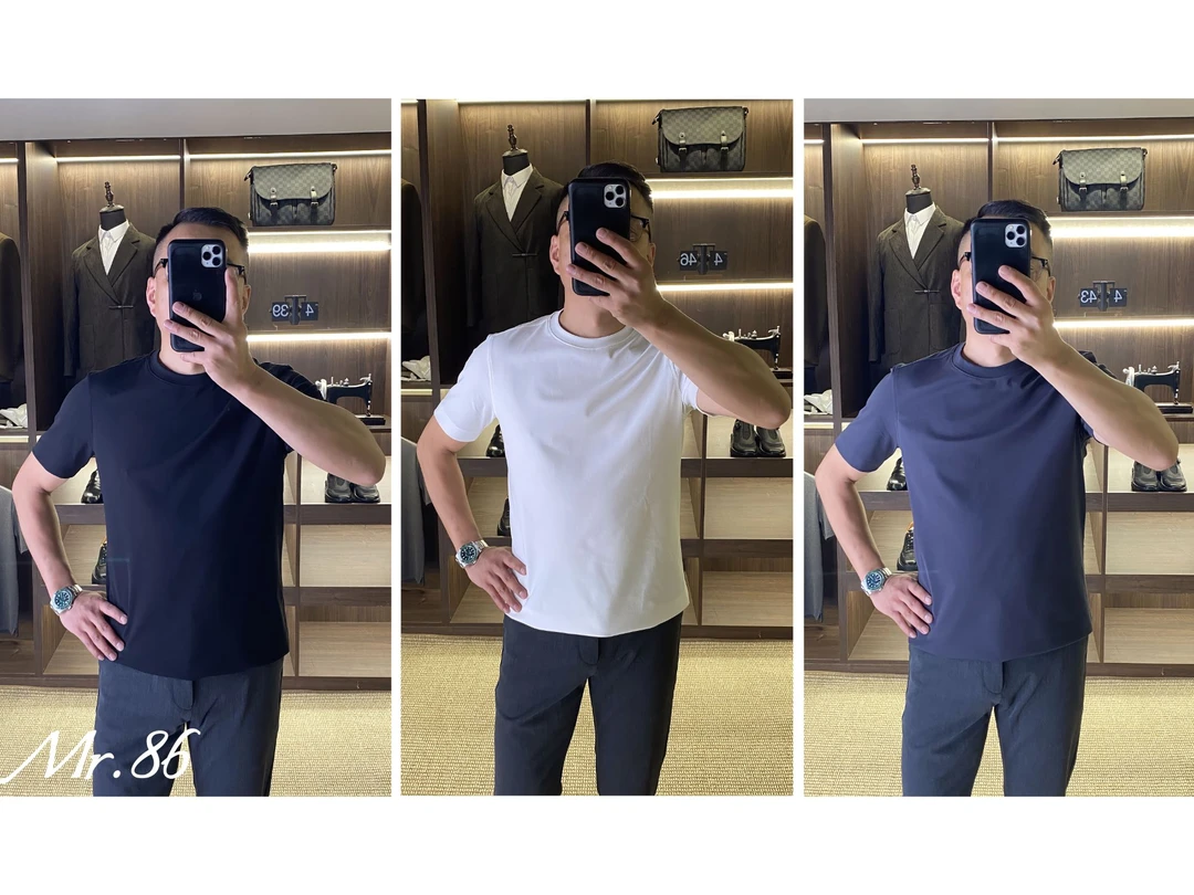 【零触感】SUPIMA 兰精莫代尔混纺净T 薄款丝光圆领日常修身净版T男