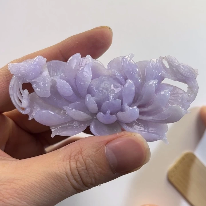 翡翠吊坠(赠链)未镶嵌代编织