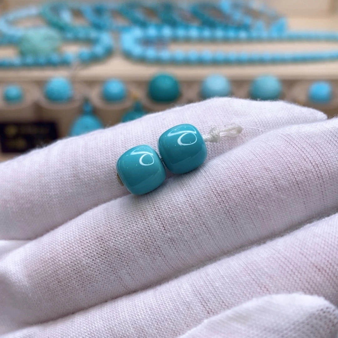 绿松石未镶嵌珠宝奇石9mm