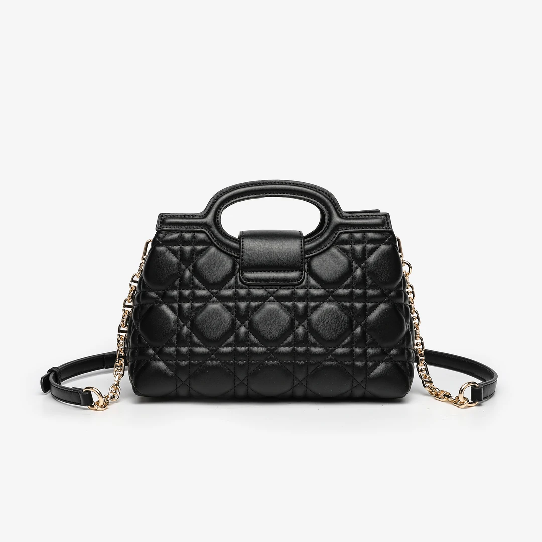 幂幂同款时尚轻奢链条手提包CK251006A黑色