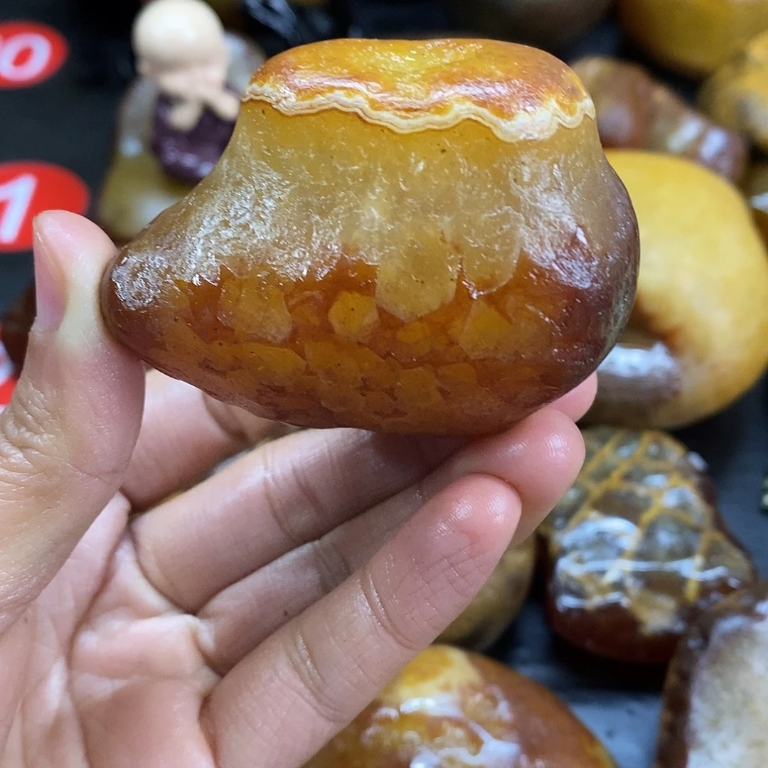 玛瑙/玉髓未镶嵌手把件