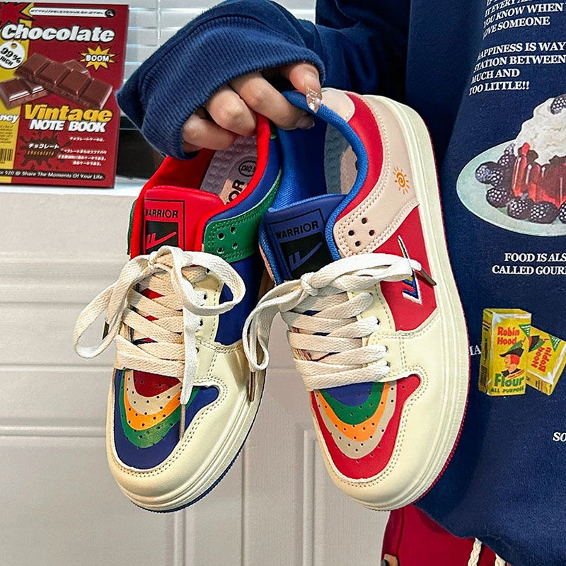 回力男款休闲板鞋夏季休闲百搭ins厚底鞋学生小众潮鞋鸳鸯复古鞋