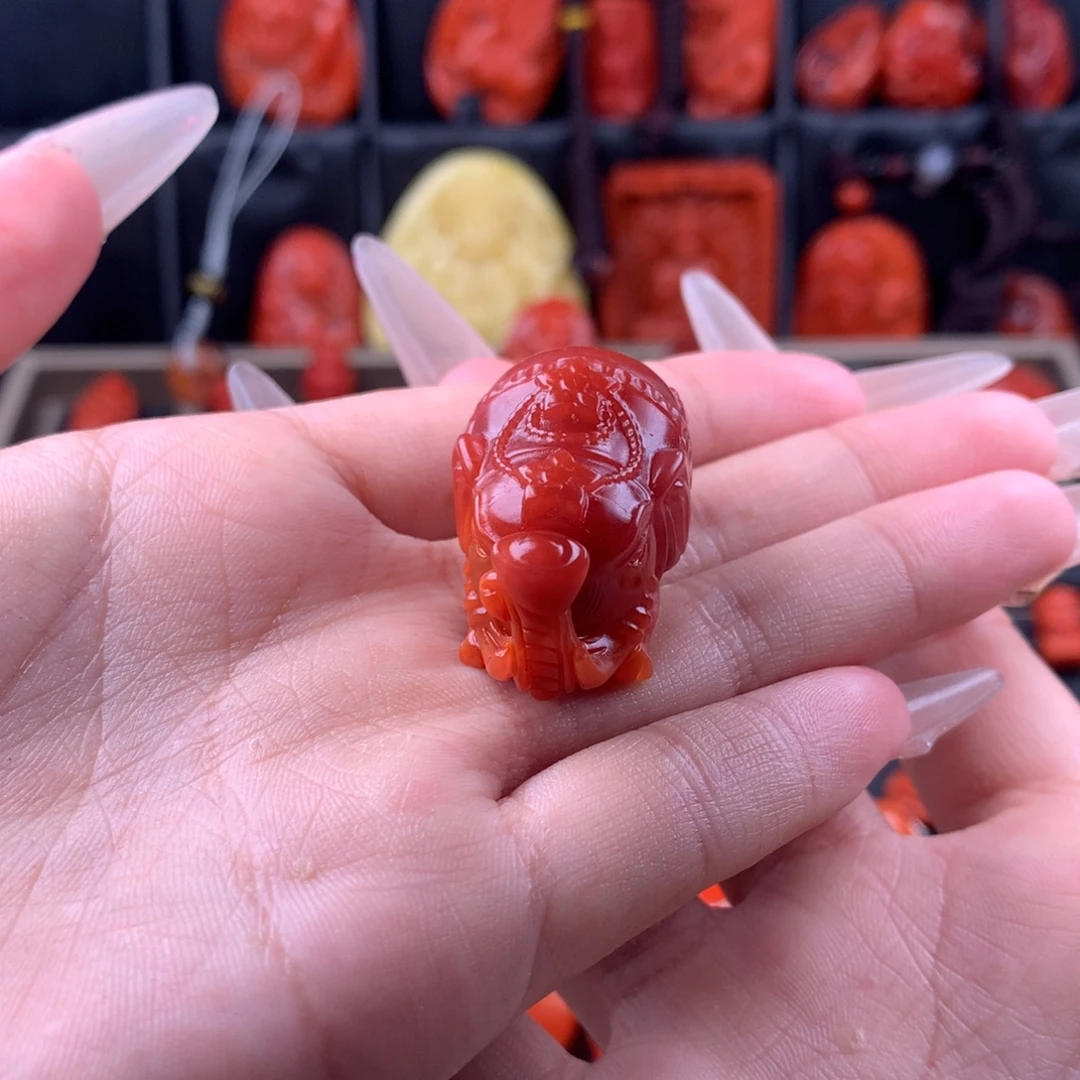 南红玛瑙象神19+未镶嵌