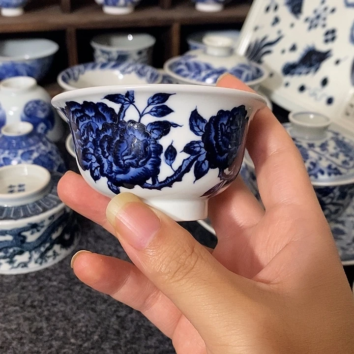 瓷【知还窑】玫瑰小压手