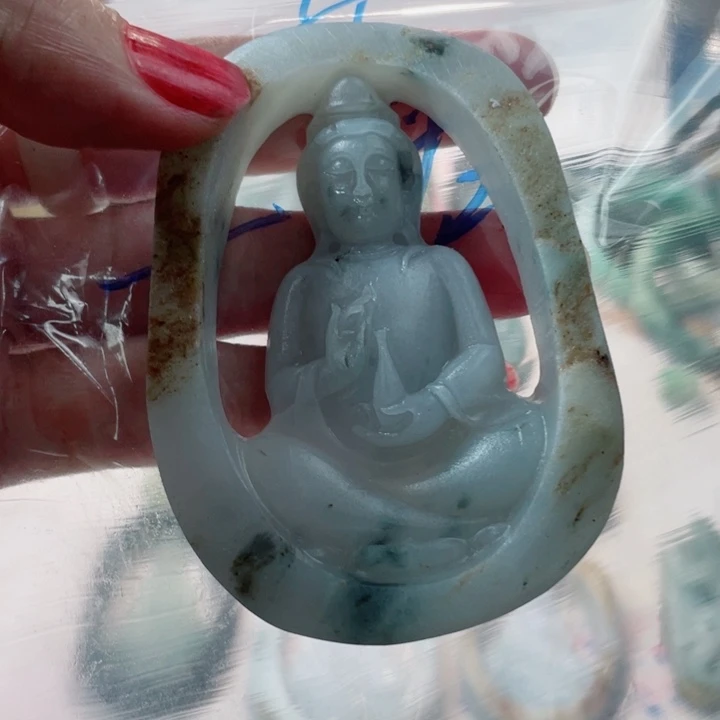 一***诺未镶嵌定制翡翠毛货