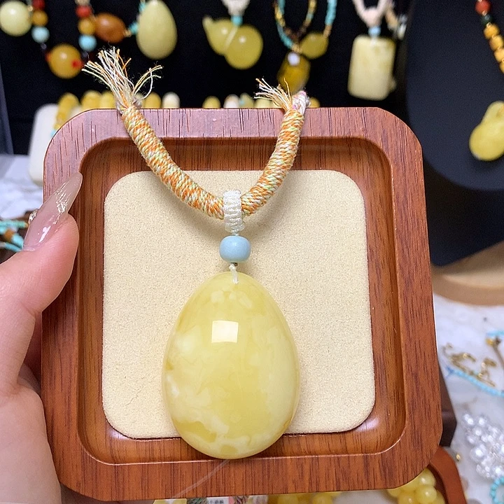 手链蜜蜡未镶嵌蜜蜡吊坠项链