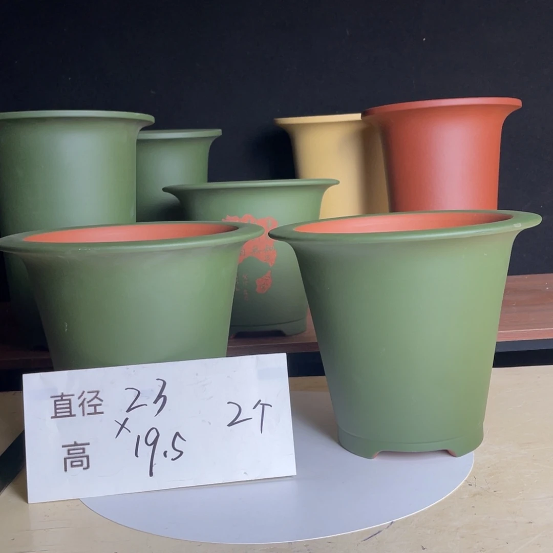 宜兴原矿紫砂花盆