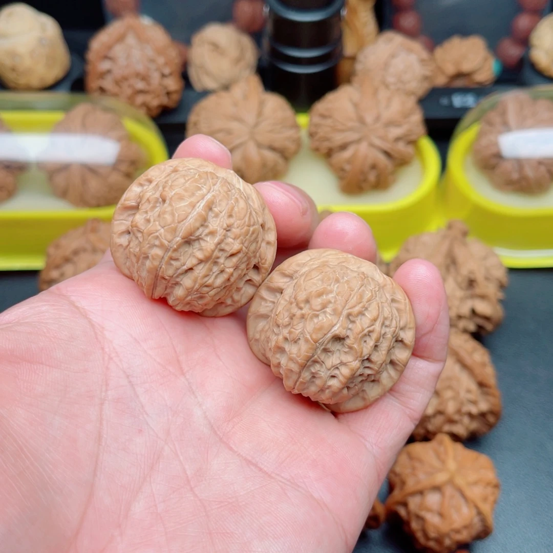 吊坠文玩核桃血麒麟狮子头36×37×31