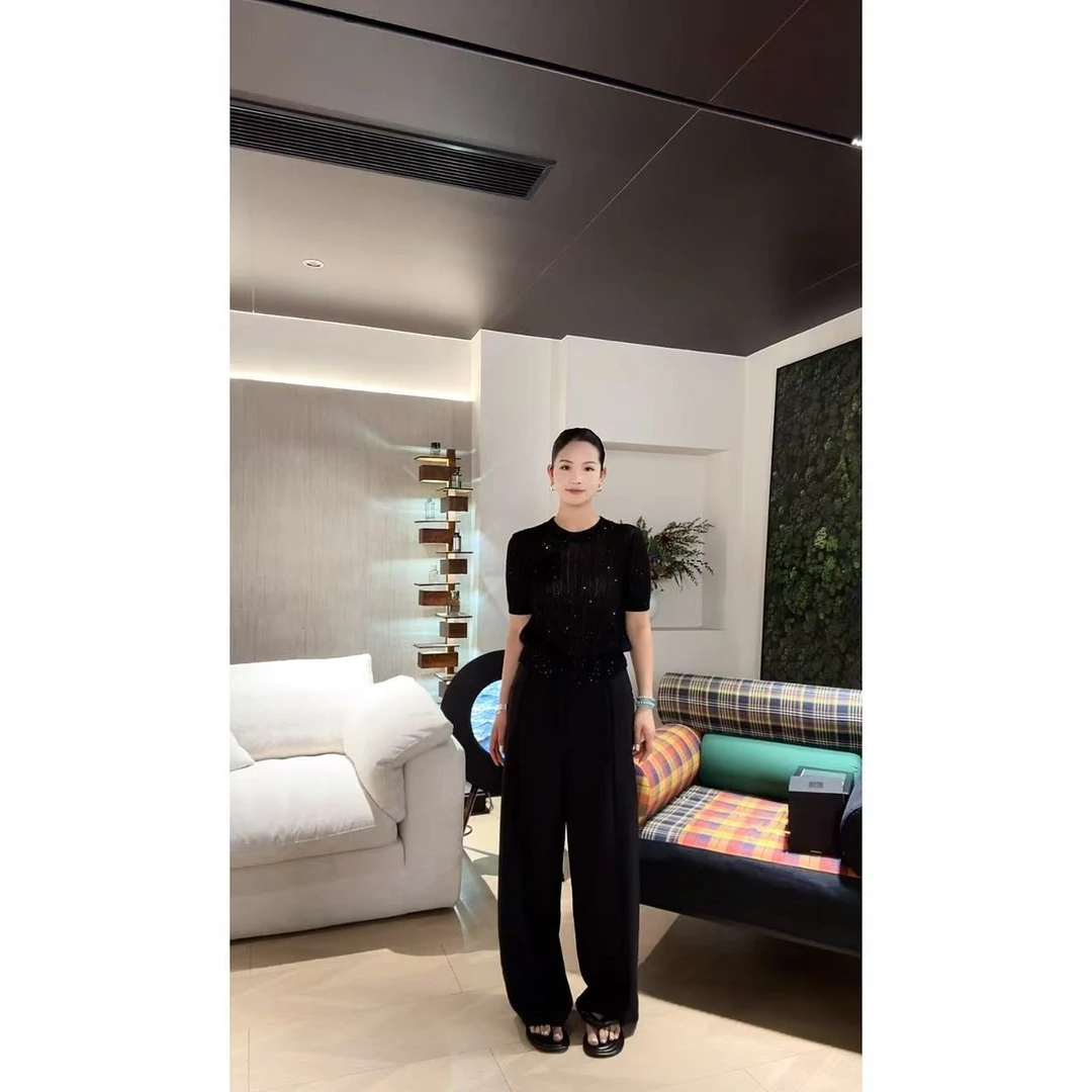 木岸MUAN：《满天星T》定制193克高级简约T恤上衣圆领打底DG3-095-1
