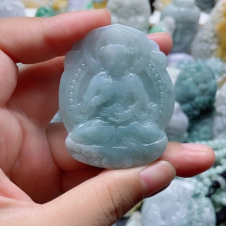 吊坠(不含链)未镶嵌翡翠1