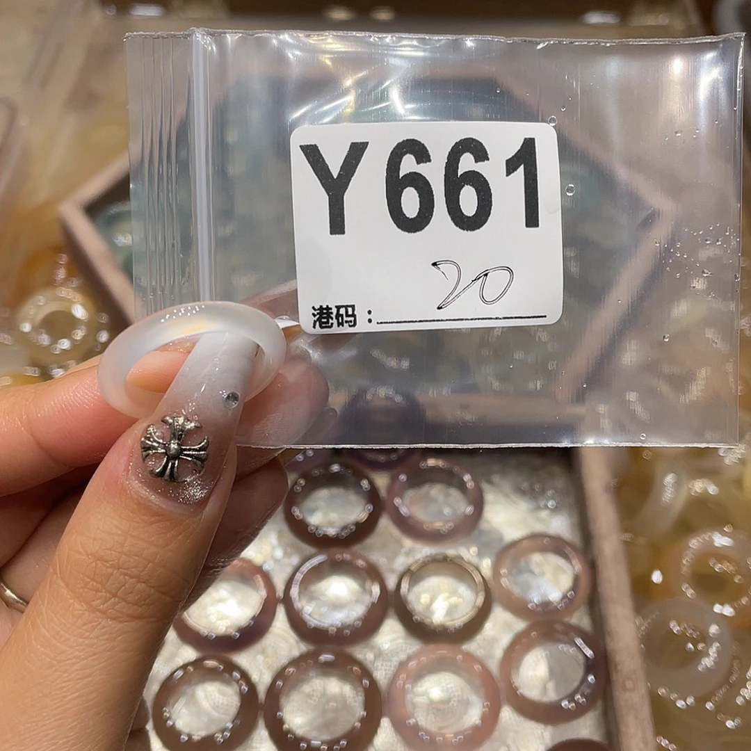 玛瑙/玉髓未镶嵌戒指661