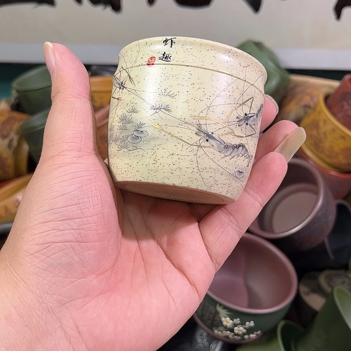 茶杯紫砂全手工紫砂主人杯