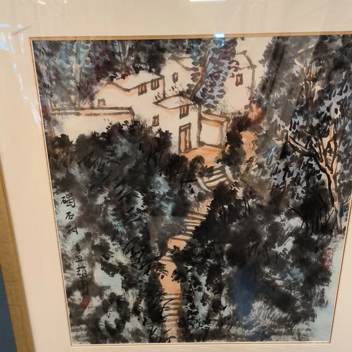 国画画作精品带框发2平尺