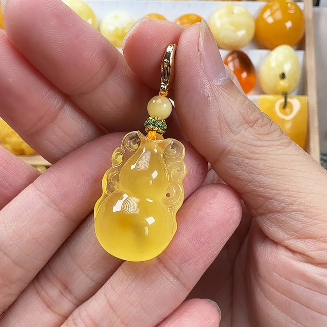 未镶嵌颈饰蜜蜡蜜蜡