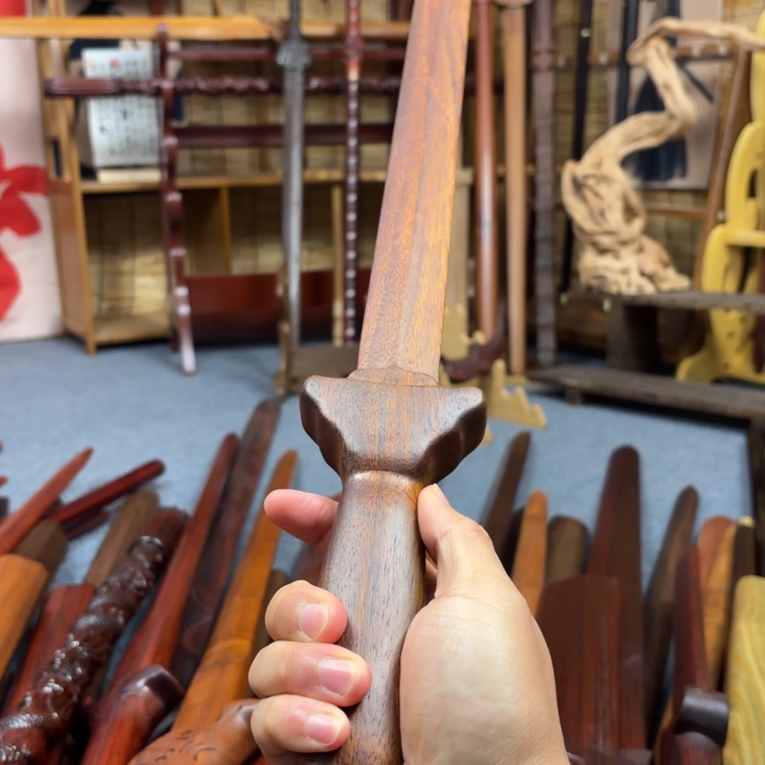 80 公分金星檀单手剑