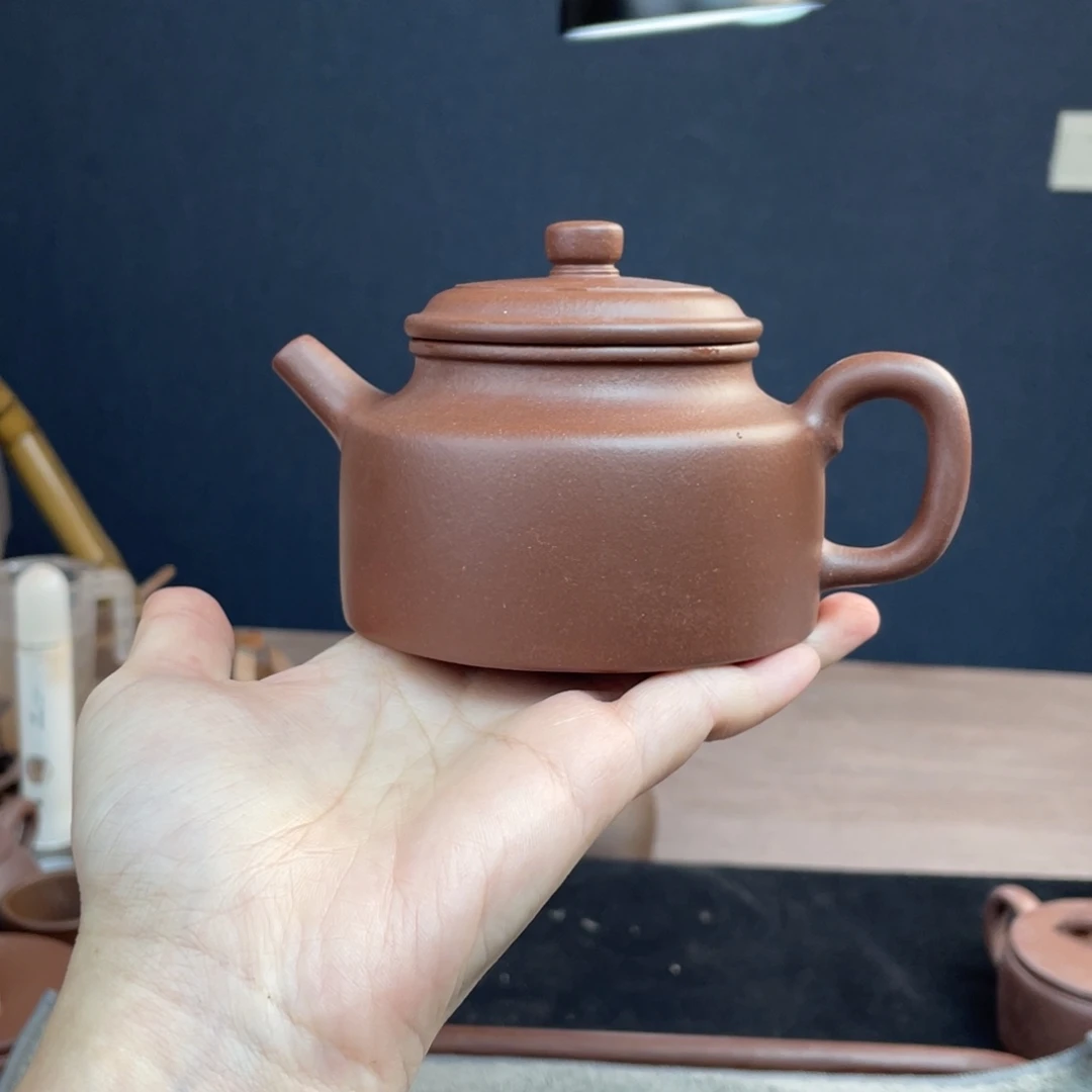 紫砂茶壶全手工底槽清德钟220cc