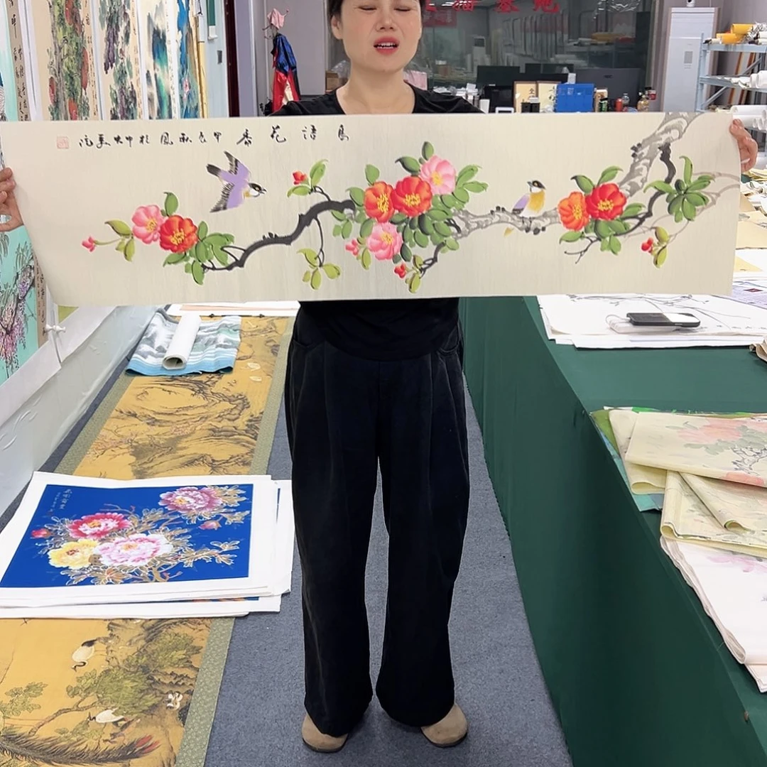 国画宣纸国画纯手绘作品