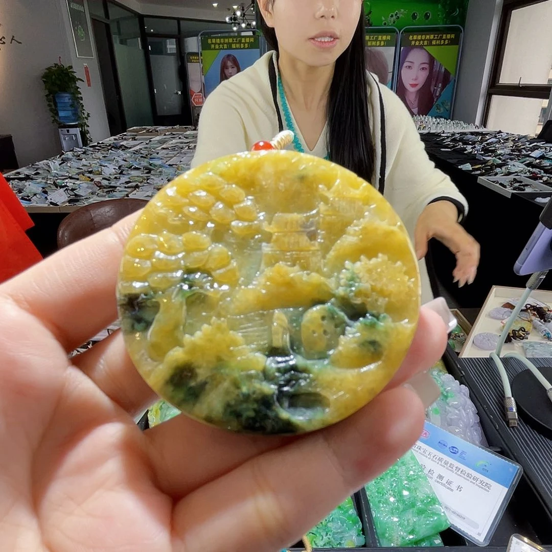 颈饰未镶嵌翡翠一