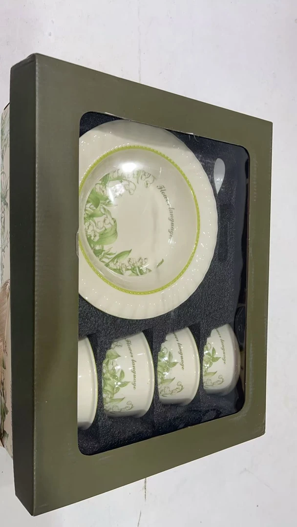 碗手工耐磨浮雕餐具套装