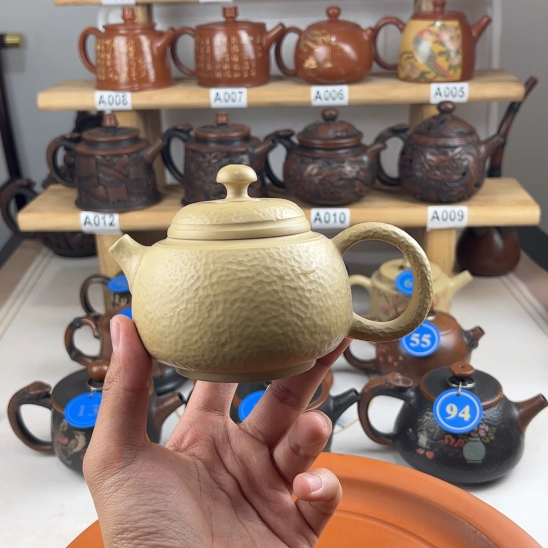 壶白****龙建水紫陶全手工制作