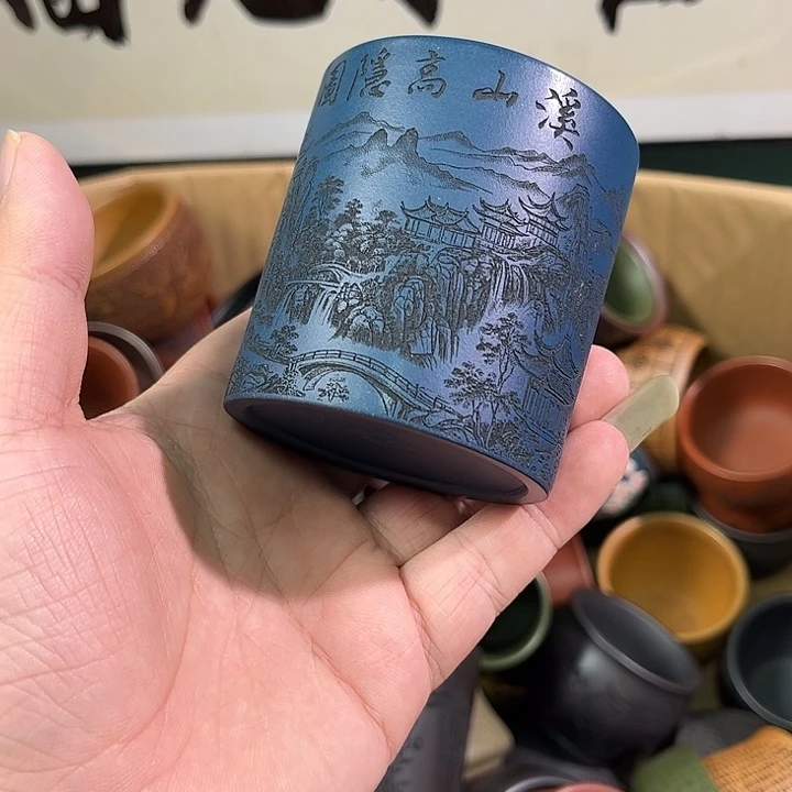 茶杯紫砂全手工紫砂主人杯