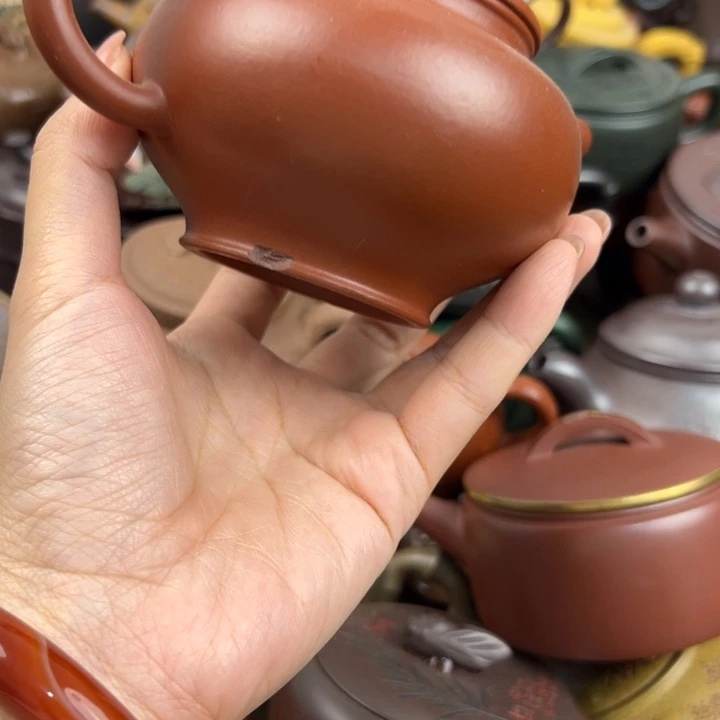 紫砂茶壶壶底破了