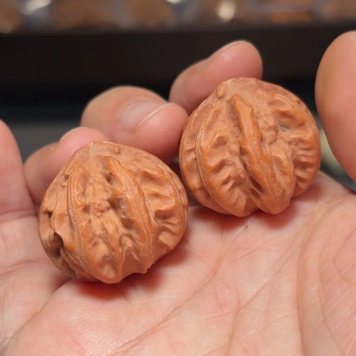 吊坠文玩核桃蝴蝶龙脊7234