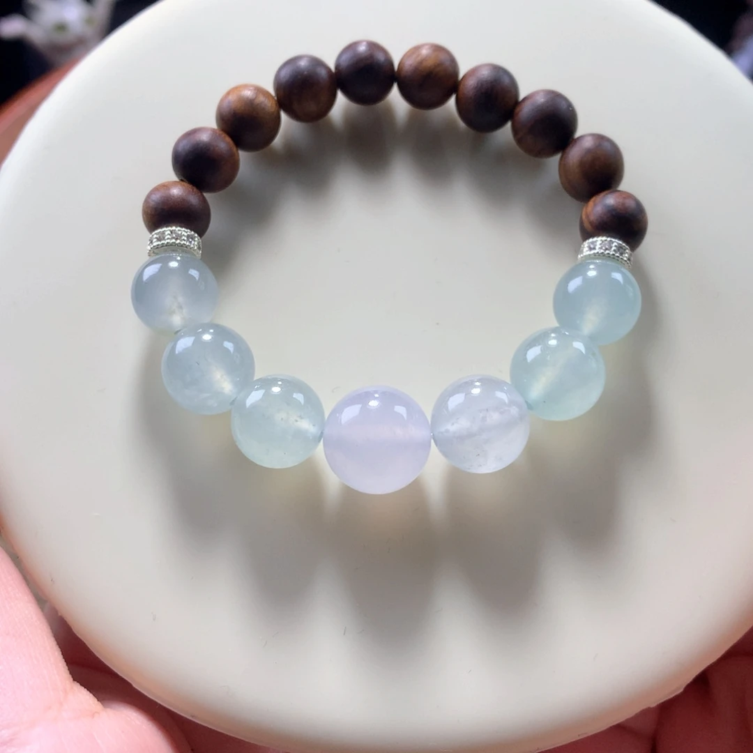 翡翠手链未镶嵌卡10冰糖串