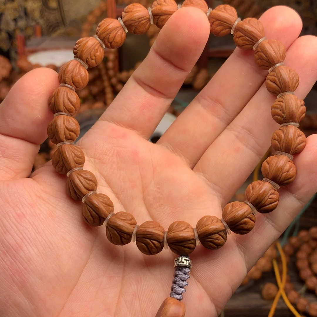 桃核吊坠11小龙纹