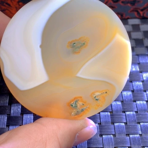 玛瑙/玉髓颈饰合金尊*