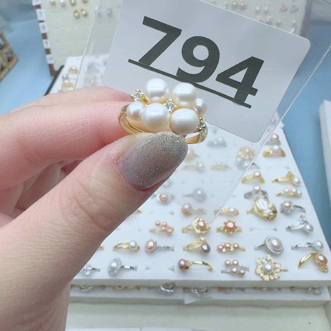 淡水珍珠珠宝奇石合金794