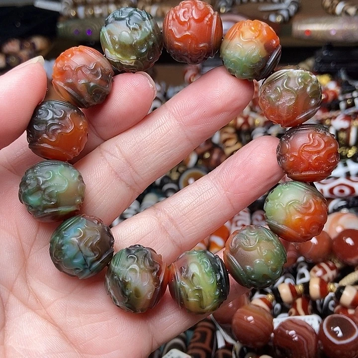 玛瑙/玉髓未镶嵌手链