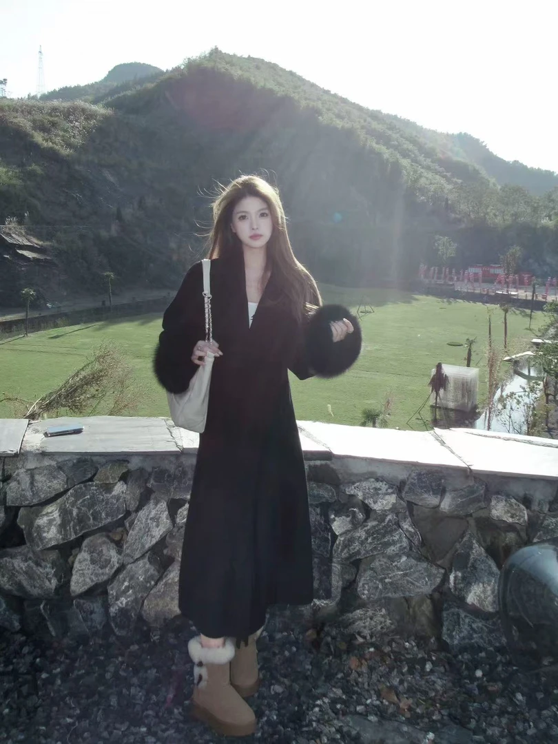 倩倩【41-50】 2025新款双面羊毛大衣气质外套时尚冬女