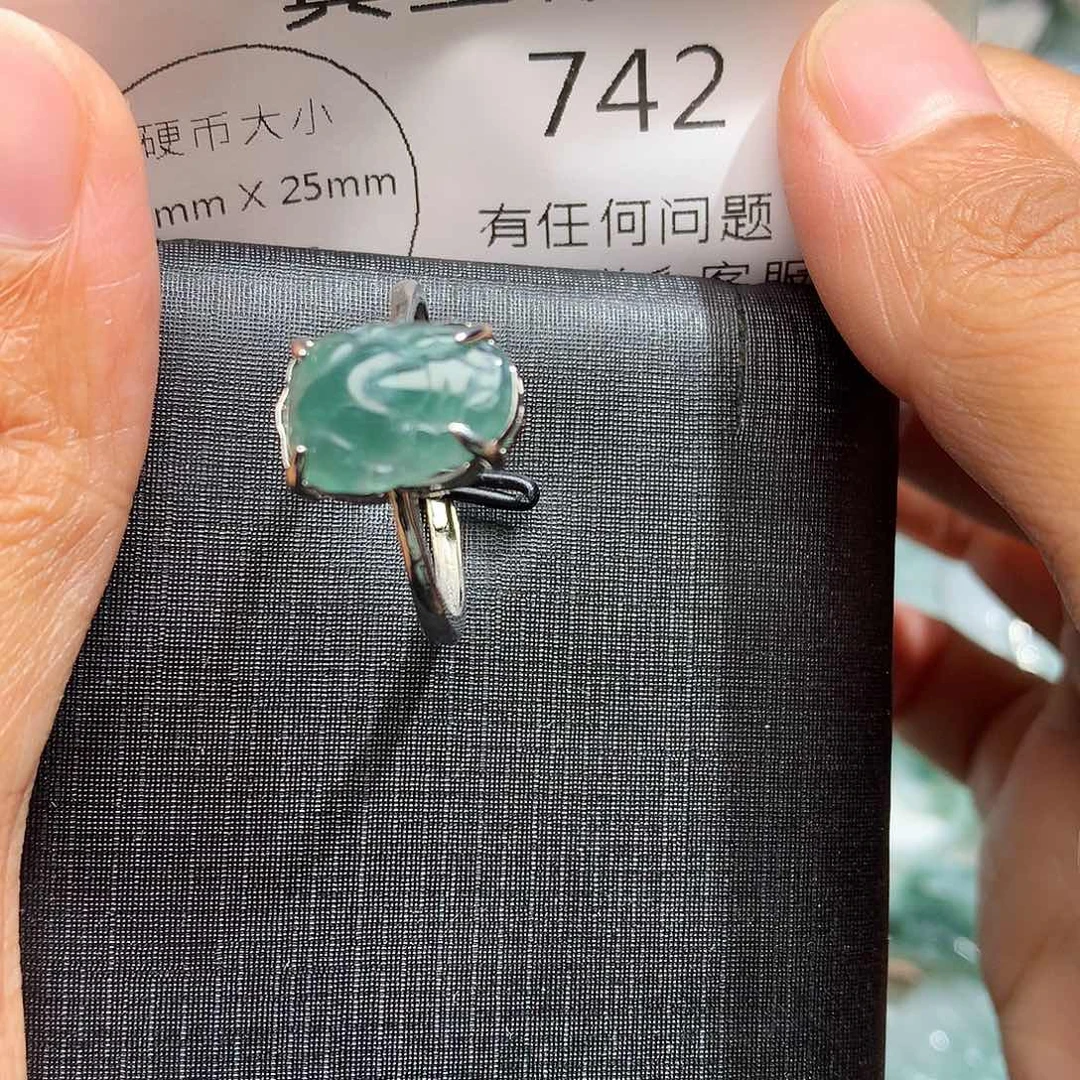 翡翠未镶嵌颈饰742