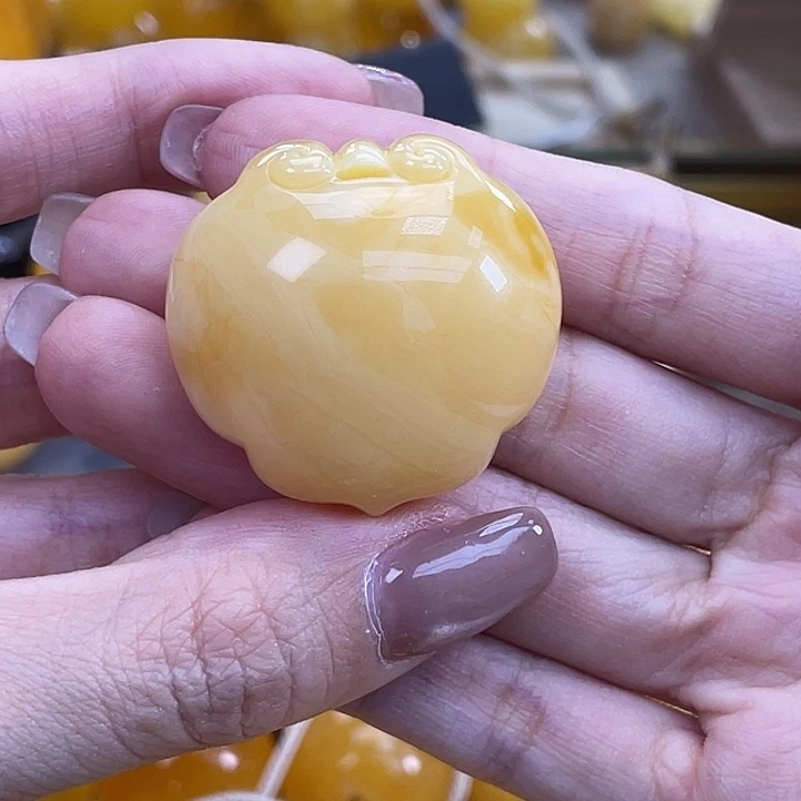 琥珀未镶嵌珠宝奇石琥珀蜜蜡J