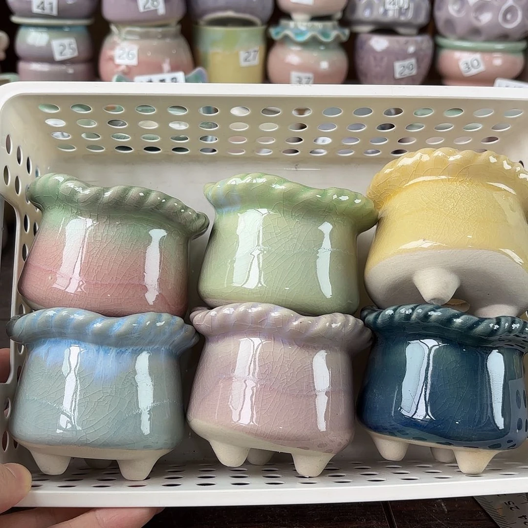 陶瓷量货/口6.5-8高深浅搭配发6个