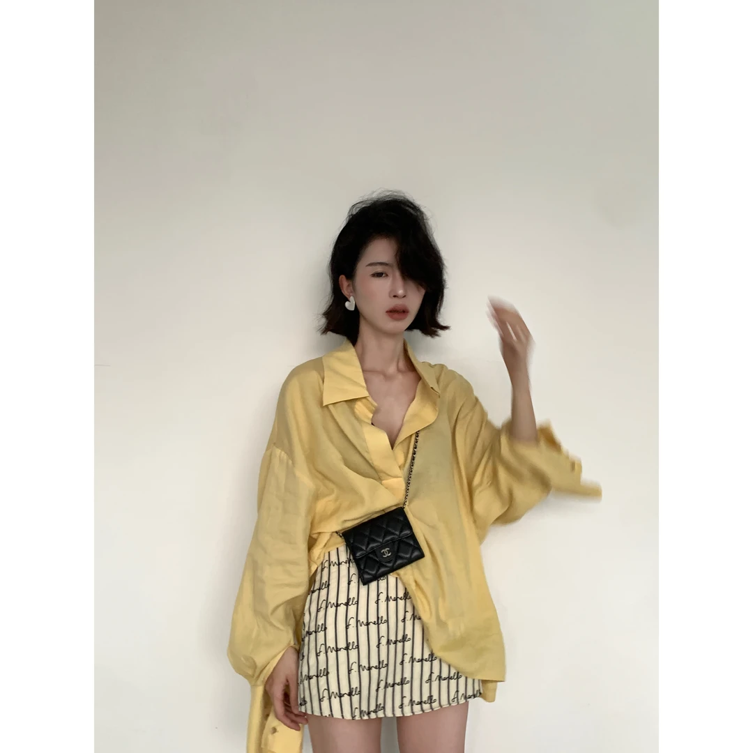 2025 S/S SEP.[夏]‘感知认知’温柔风休闲设计感V领衬衣 4417#2