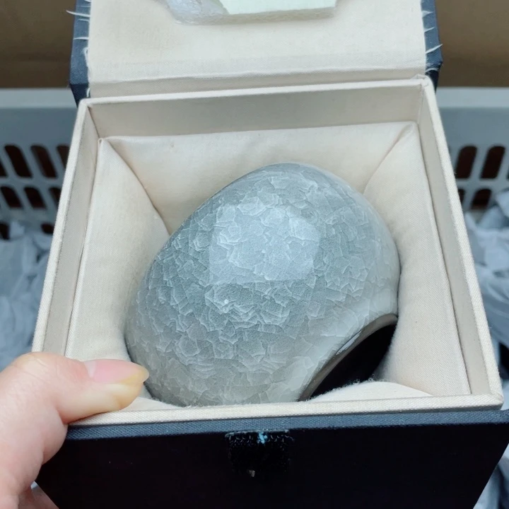 茶盏黑冰禅定配礼盒