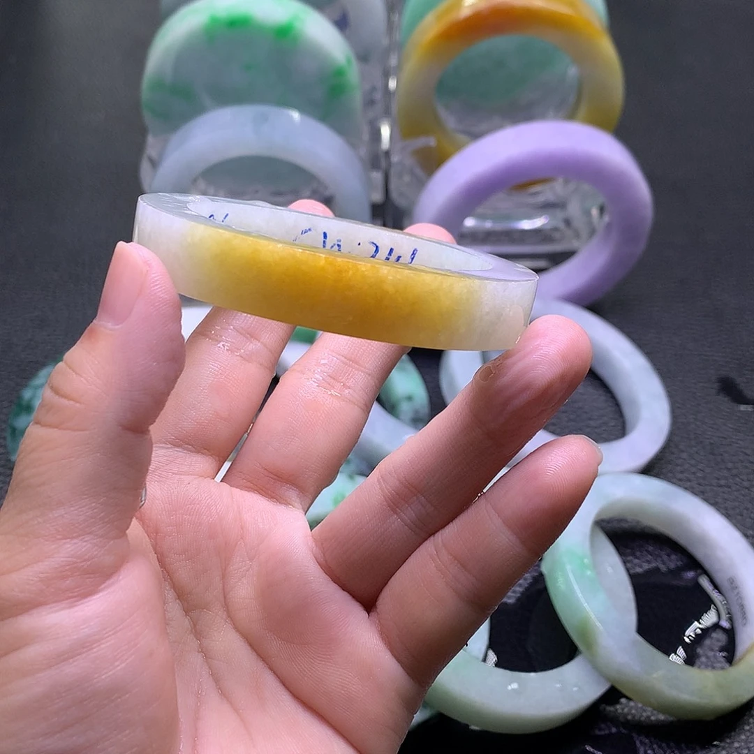 ༄***⸝定制翡翠未镶嵌正圈