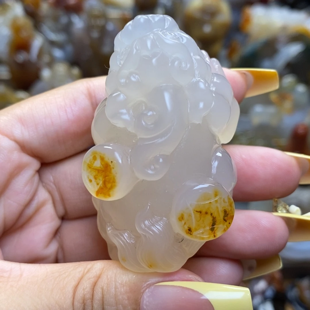 玛瑙/玉髓把件未镶嵌