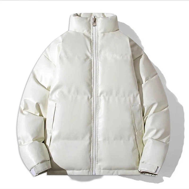 冬季上新棉服时尚外套男女同款休闲潮流棉服加绒加厚百搭防风外衣