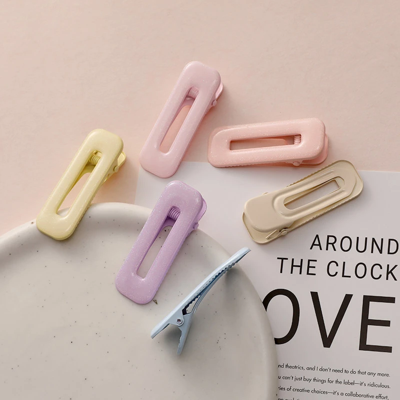 发卡鸭嘴夹边夹少女风BB夹女彩色可爱发夹网红日韩