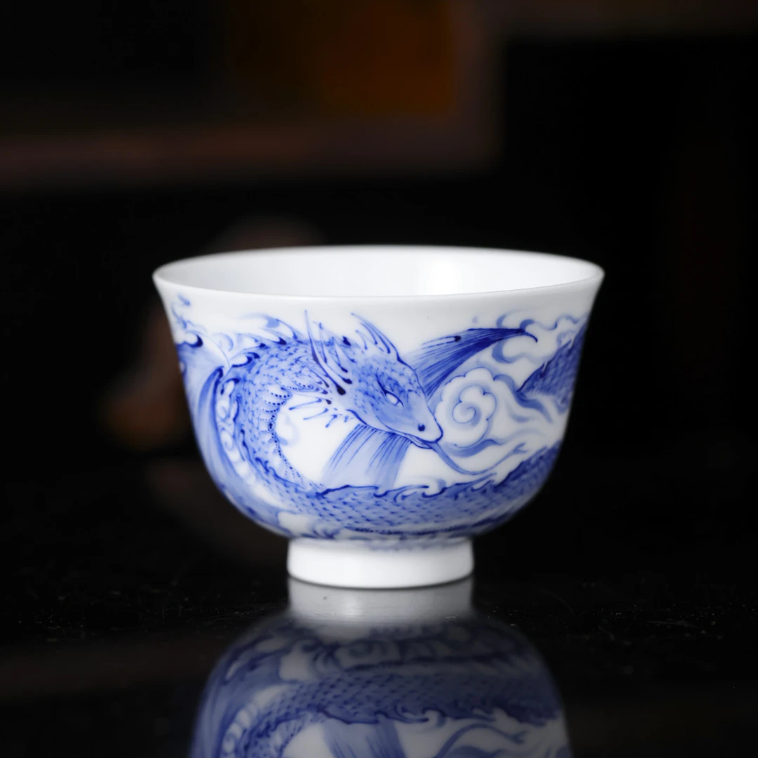 九段烧-九段妙手螣蛇（小）杯--手绘有差异以直播间为准